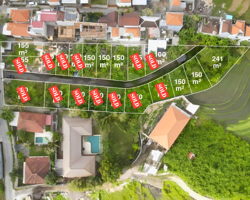[FOR SALE] Tanah Kavling Padonan, Dekat Canggu