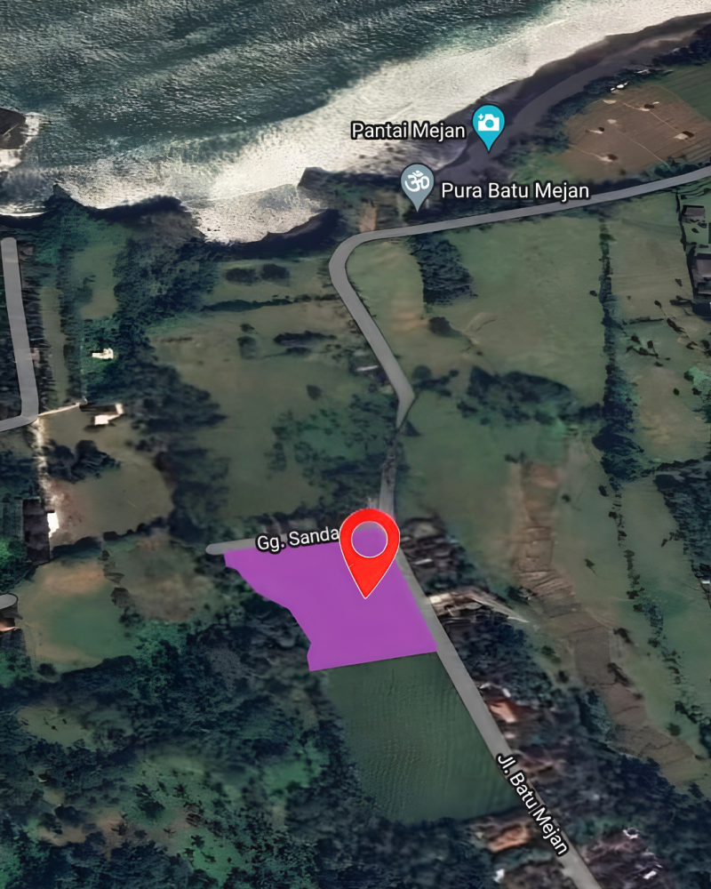 [FOR SALE] Tanah 72 Are Pantai Batu Mejan, Tabanan